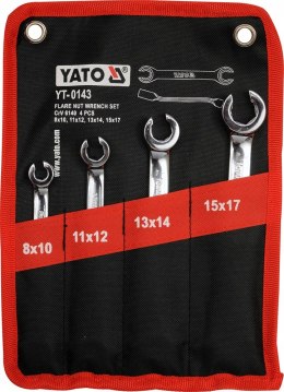 YATO YT-0143 Klucze do przewodów hamulcowych 4szt