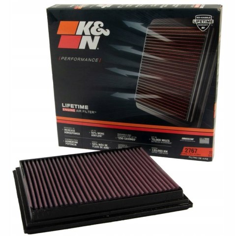 K&N FILTR 33-2767 Mercedes SLK R170 200 230 K&N FILTR 33-2767 Mercedes SLK R170 200 230