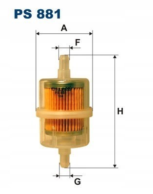 FILTRON PS 881 - Filtr paliwa FILTRON PS 881 - Filtr paliwa