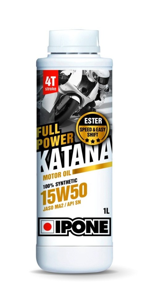 IPONE FULL POWER KATANA 15W-50 OLEJ SILNIKOWY 100% SYNTETYK 1L IPONE FULL POWER KATANA 15W-50 OLEJ SILNIKOWY 100% SYNTETYK 1L