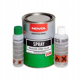 NOVOL SPRAY - SZPACHLÓWKA NATRYSKOWA 1,2KG