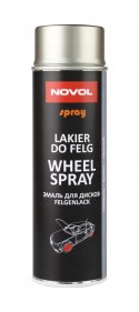 NOVOL WHEEL SPRAY - LAKIER DO FELG 500ml Stalowy