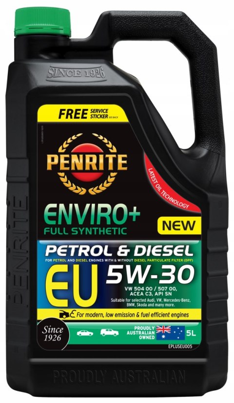 PENRITE ENVIRO+ EU 5W-30 5L - Full Synthetic