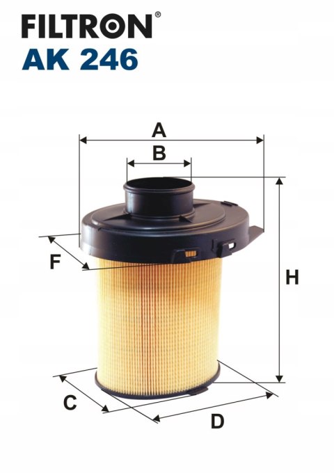FILTRON AK 246 - Filtr powietrza FILTRON AK 246 - Filtr powietrza