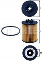 MAHLE OX 173/2D - filtr oleju MAHLE OX 173/2D - filtr oleju
