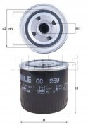 MAHLE OC 269 - filtr oleju MAHLE OC 269 - filtr oleju