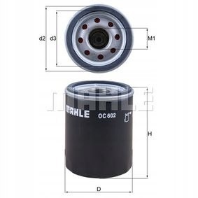 MAHLE OC 602 - filtr oleju MAHLE OC 602 - filtr oleju