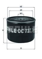 MAHLE OC 727 - filtr oleju MAHLE OC 727 - filtr oleju
