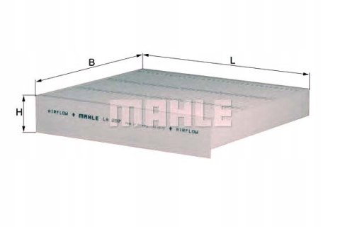 MAHLE LA 297 - filtr kabinowy