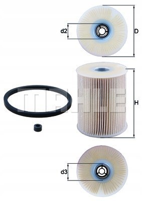 MAHLE KX 231D - filtr paliwa MAHLE KX 231D - filtr paliwa