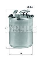 MAHLE KL 778 - filtr paliwa MAHLE KL 778 - filtr paliwa