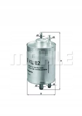 MAHLE KL 82 - filtr paliwa MAHLE KL 82 - filtr paliwa