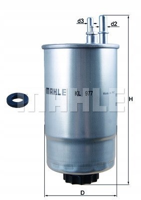 MAHLE KL 977D - filtr paliwa MAHLE KL 977D - filtr paliwa