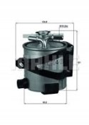 MAHLE KLH 44/22 - filtr paliwa MAHLE KLH 44/22 - filtr paliwa