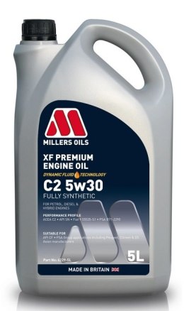 MILLERS OILS XF PREMIUM C2 5W-30 5L