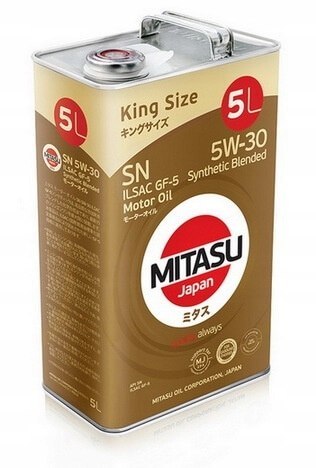 MITASU MOTOR OIL SN 5W-30 ILSAC GF-5 5L