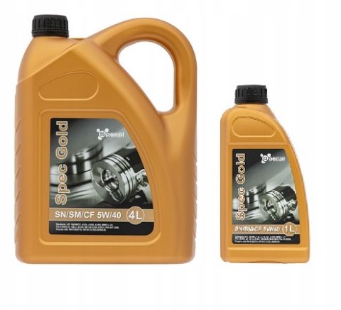 SPECOL Spec Gold SN/SM/CF 5W-40 5L ( 4L + 1L ) SPECOL Spec Gold SN/SM/CF 5W-40 5L ( 4L + 1L )