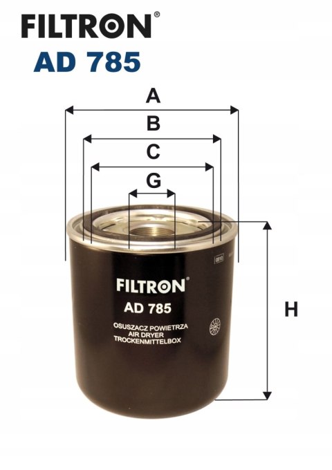 FILTRON AD 785 - Osuszacz powietrza FILTRON AD 785 - Osuszacz powietrza
