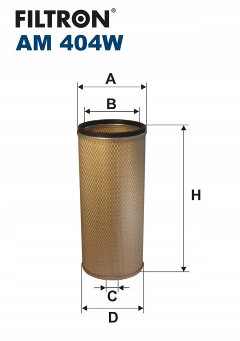 FILTRON AM 404W - Filtr powietrza wtórnego FILTRON AM 404W - Filtr powietrza wtórnego