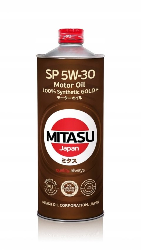MITASU GOLD Plus SP 5W-30 1L MJ-P01 MITASU GOLD Plus SP 5W-30 1L MJ-P01