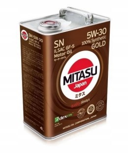 MITASU GOLD SN 5W-30 ILSAC GF-5 100% Synthetic 4L