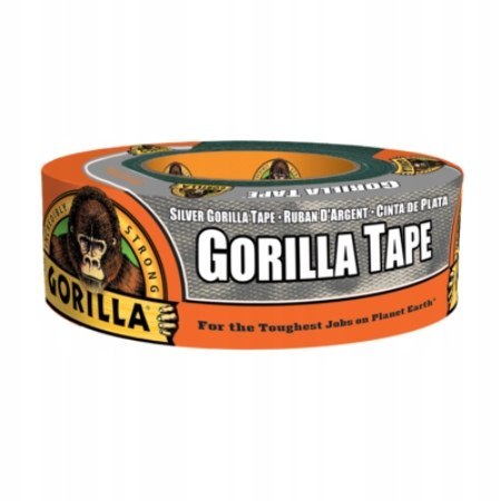 GORILLA TAPE 10M TAŚMA SUPERMOCNA GAFFER SZARA