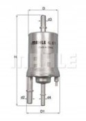 MAHLE KL 871 - filtr paliwa