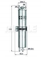 MAHLE KLH 12 - filtr paliwa MAHLE KLH 12 - filtr paliwa