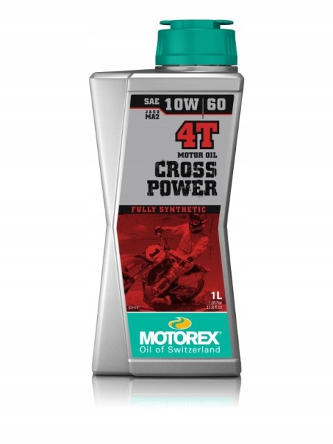 MOTOREX CROSS POWER 4T 10W-60 1L MOTOREX CROSS POWER 4T 10W-60 1L