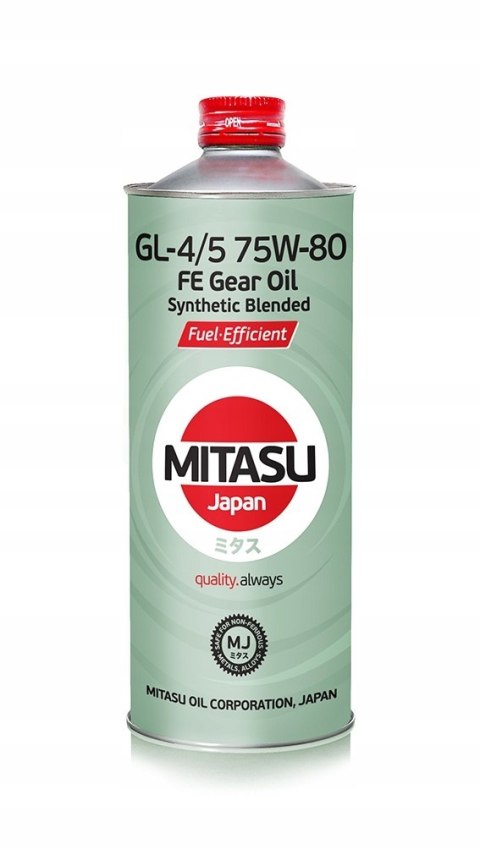 MITASU FE GEAR OIL GL- 4/5 75W-80 1L