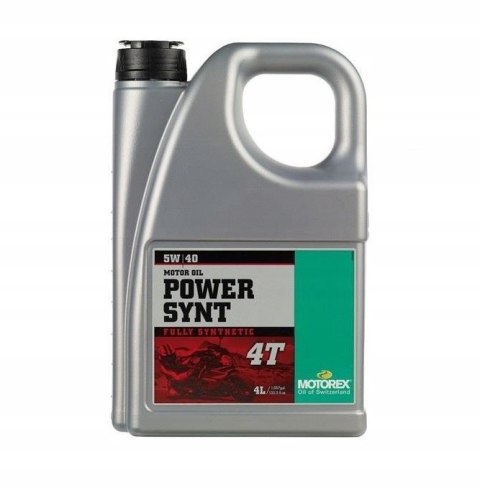 MOTOREX POWER SYNT 5W-40 4T 4L