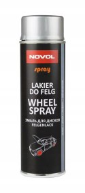 NOVOL WHEEL SPRAY - LAKIER DO FELG 500ml Srebrny