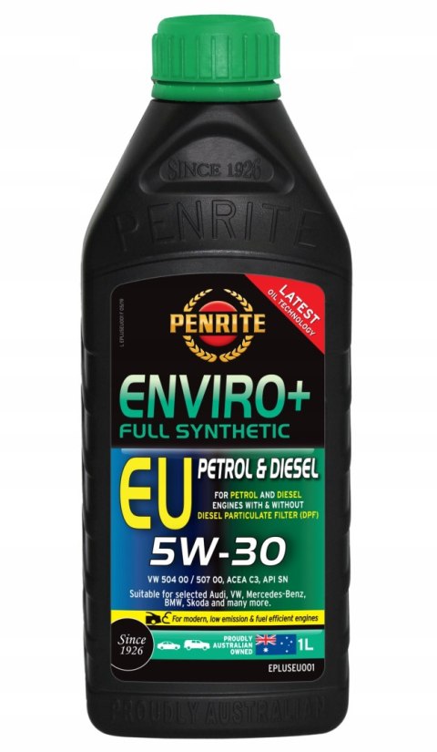 PENRITE ENVIRO+ EU 5W-30 1L - Full Synthetic