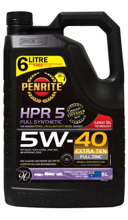 PENRITE HPR 5 5W-40 6L - Full Synthetic - DYSTRYBUTOR