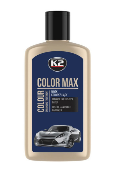 K2 COLOR MAX 250 ML GRANATOWY - Wosk koloryzujący granatowy K2 COLOR MAX 250 ML GRANATOWY - Wosk koloryzujący granatowy