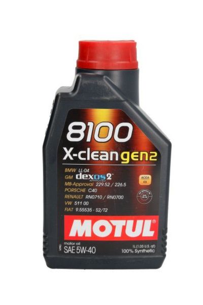 MOTUL 8100 X-CLEAN GEN2 5W-40 1L MOTUL 8100 X-CLEAN GEN2 5W-40 1L