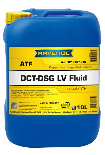 RAVENOL DCT‑DSG LV Fluid 10L RAVENOL DCT‑DSG LV Fluid 10L