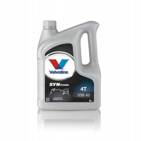 VALVOLINE SYNPOWER 4T 10W-40 4L - Olej motocyklowy