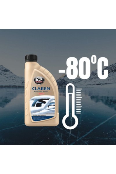 K2 CLAREN -80°C 1 L - Koncentrat płynu do spryskiwaczy K2 CLAREN -80°C 1 L - Koncentrat płynu do spryskiwaczy