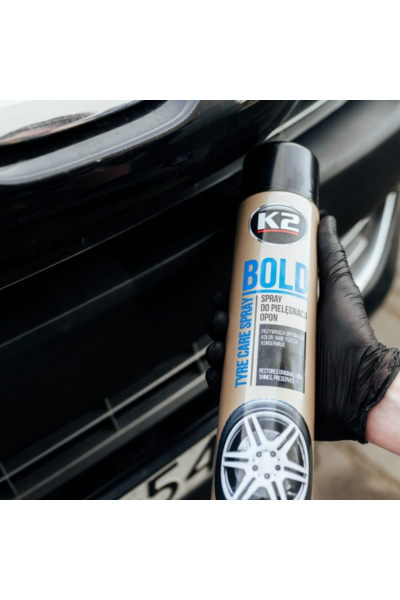 K2 BOLD 600 ML - Spray do nabłyszczania i pielęgnacji opon K2 BOLD 600 ML - Spray do nabłyszczania i pielęgnacji opon