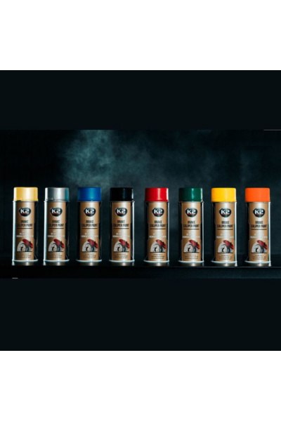 K2 BRAKE CALIPER PAINT 400ml CZARNY - Lakier do zacisków i bębnów hamulcowych K2 BRAKE CALIPER PAINT 400ml CZARNY - Lakier do zacisków i bębnów hamulcowych