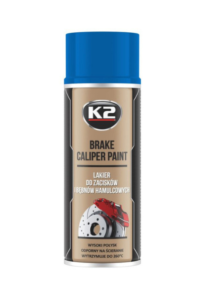 K2 BRAKE CALIPER PAINT 400ml NIEBIESKI - Lakier do zacisków i bębnów hamulcowych