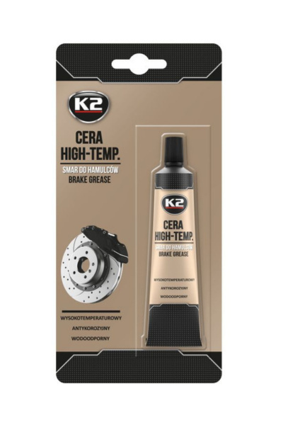 K2 CERA HIGH-TEMP. BRAKE GREASE 15ml - Wysokotemperaturowy smar syntetyczny K2 CERA HIGH-TEMP. BRAKE GREASE 15ml - Wysokotemperaturowy smar syntetyczny