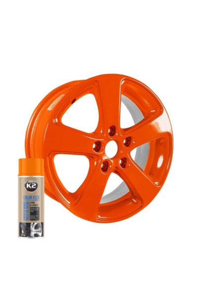 K2 COLOR FLEX POMARAŃCZOWY 400 ML - Guma w sprayu K2 COLOR FLEX POMARAŃCZOWY 400 ML - Guma w sprayu