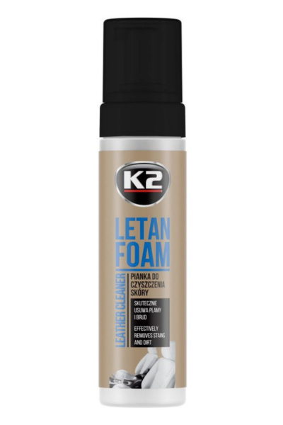 K2 LETAN FOAM 200 ml - Pianka do dogłębnego czyszczenia skóry