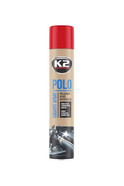 K2 POLO COCKPIT WIŚNIA 750 ML - Pielęgnuje deskę rozdzielczą