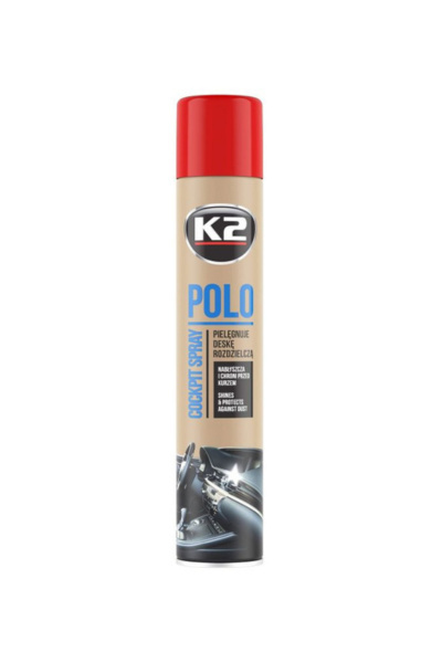 K2 POLO COCKPIT TRUSKAWKA 750 ML - Pielęgnuje deskę rozdzielczą