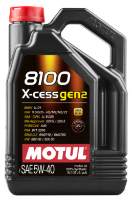 MOTUL 8100 X-CESS GEN2 5W-40 5L