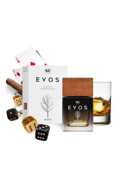 K2 EVOS BOSS PERFUMY 50ml - Perfumy do samochodu K2 EVOS BOSS PERFUMY 50ml - Perfumy do samochodu