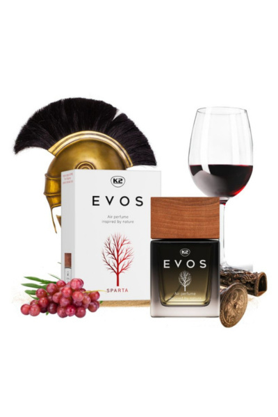 K2 EVOS SPARTA PERFUMY 50ml - Perfumy do samochodu K2 EVOS SPARTA PERFUMY 50ml - Perfumy do samochodu